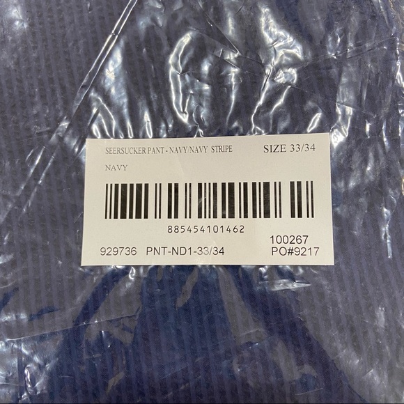 Bonobos Seersucker Navy Pants - Picture 4 of 4